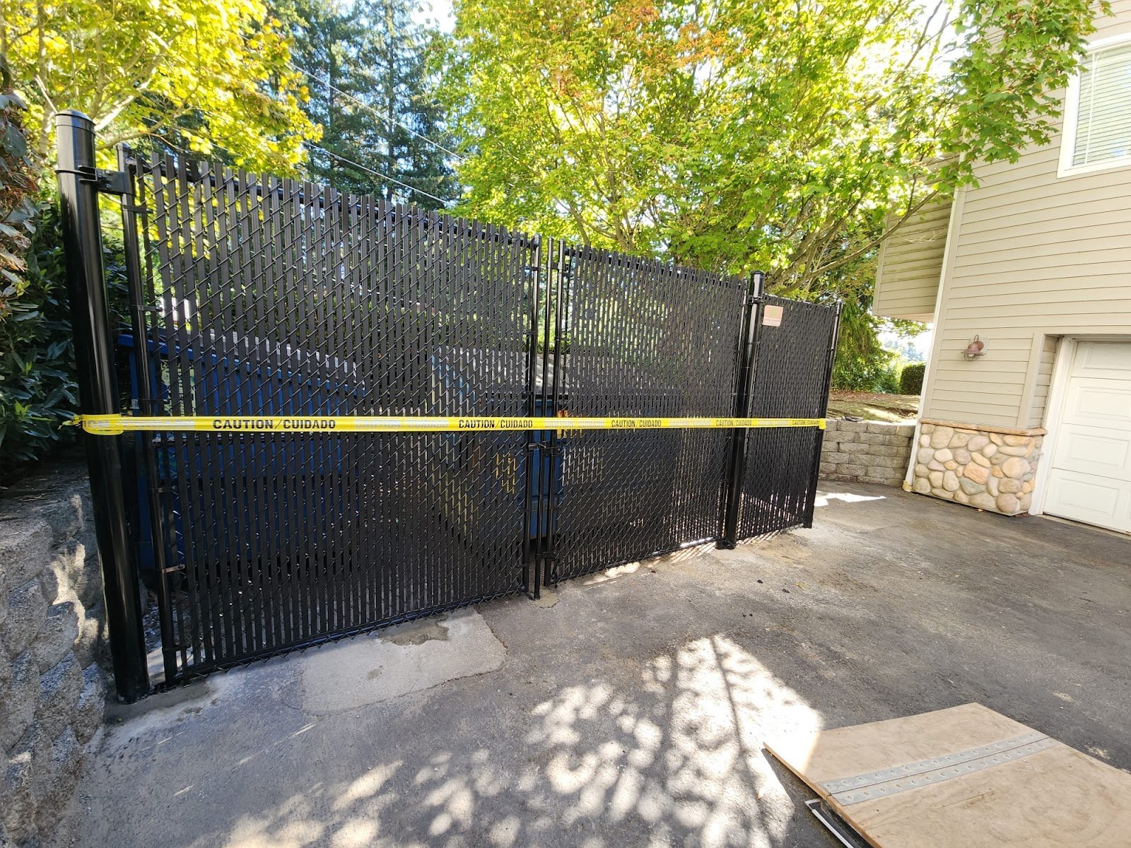 Fence installed by NW Fencing Construction